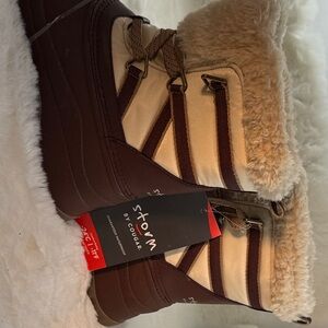 Women Storm By Cougar Waterproof Brown/Cream Boots
